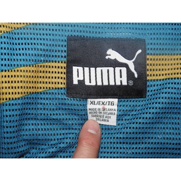 Vintage 90s Jacksonville Jaguars Puma Full Zip Lightweight Jacket Mens XL - Picture 6 of 9